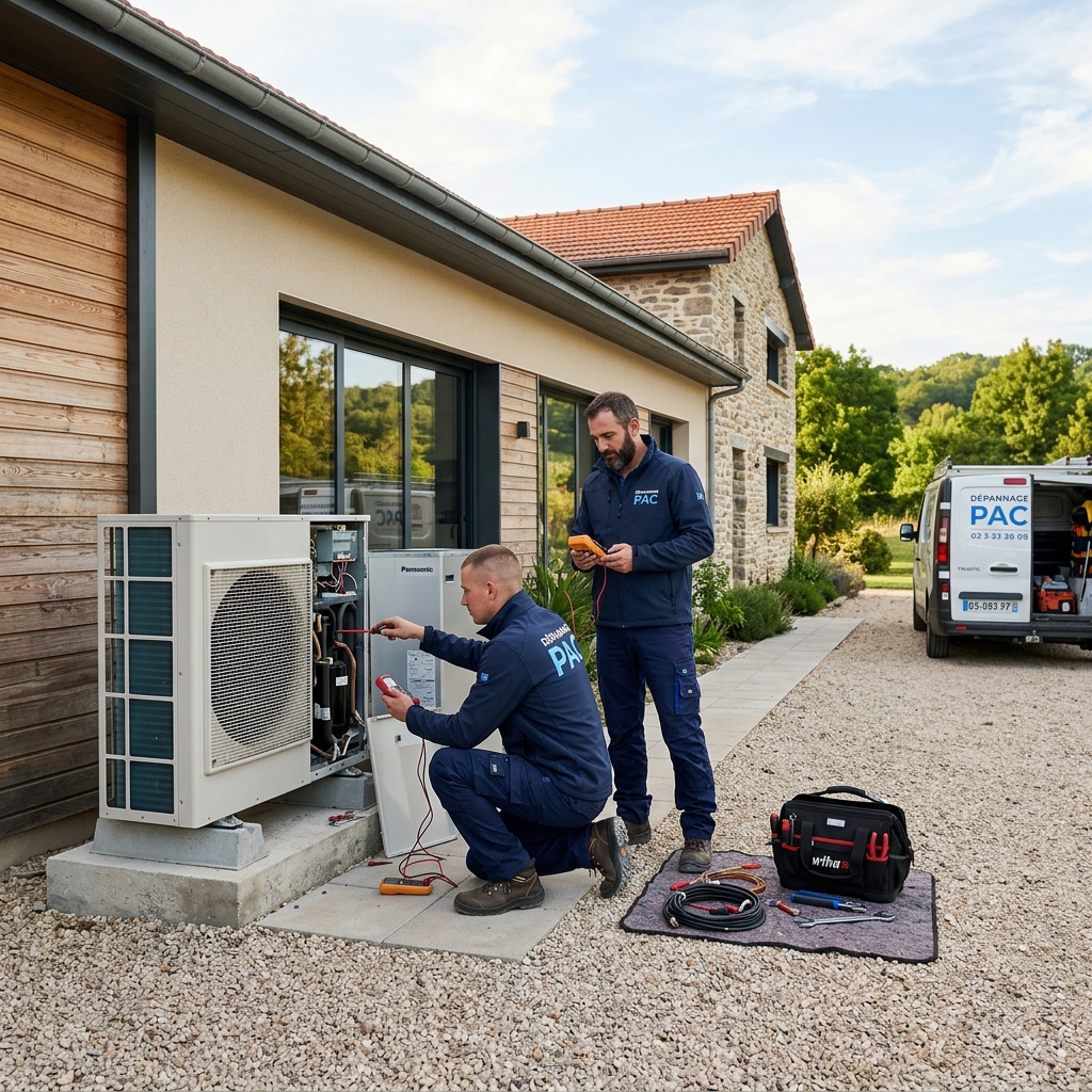 Prix détaillé dépannage PAC 2026 : Budget complet et exemples
